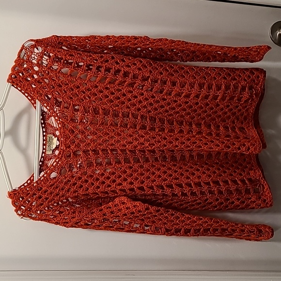 Lucky Brand Sweaters - Lucky Brand - s.XS crochet sweater EUC